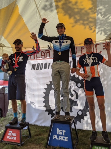 Podium? More like bro-dium.